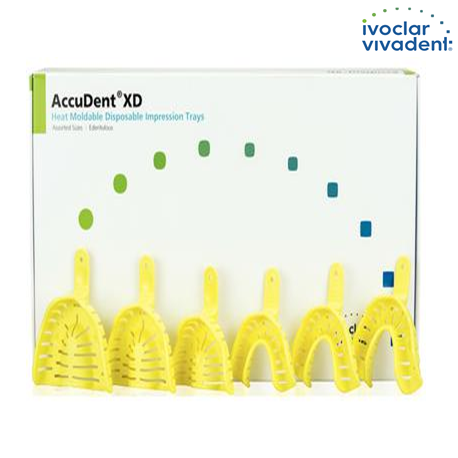 Ivoclar Accudent XD 24 Pack Dentate Trays #ACCU 673716